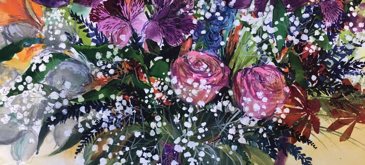 MIXED MEDIA  PAINTING Workshop by Suzanne Riley