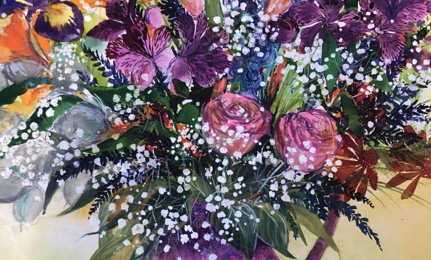 MIXED MEDIA  PAINTING Workshop by Suzanne Riley